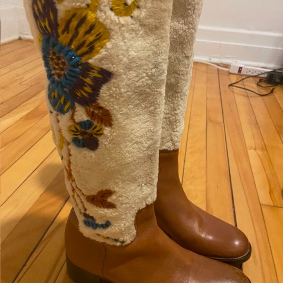 Miu Miu Brown Leather Boots - Picture 3 of 6